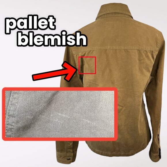 Jack Wills Green Khaki Button Up Field Utility Jacket US 8 - Picture 10 of 11